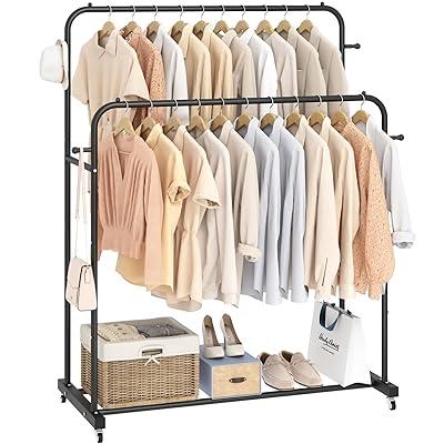 Clothes Hanger Rack With 4 Wheels