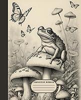 Algopix Similar Product 18 - Composition Notebook Vintage Frog on a