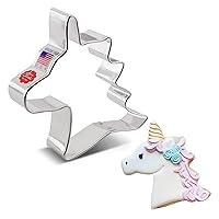 Algopix Similar Product 15 - Unicorn Head Cookie Cutter 4 Made in