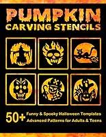 Algopix Similar Product 2 - Pumpkin Carving Stencils 50 Halloween