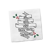 Algopix Similar Product 14 - Twisted Wares  Funny Cocktail Napkins