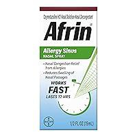 Algopix Similar Product 14 - Afrin Allergy Sinus Nasal Spray  Fast