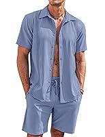 Algopix Similar Product 20 - COOFANDY Mens Vacation Outfits Cuban