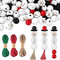 Algopix Similar Product 13 - 150 Pieces Christmas Wooden Beads with