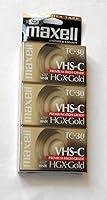 Algopix Similar Product 10 - Maxell VHSC TC30 HGXGold Camcorder