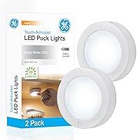 Algopix Similar Product 2 - GE Wireless LED Puck Lights Battery