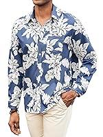 Algopix Similar Product 10 - Hardaddy Mens Tropical Floral Button