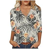Algopix Similar Product 4 - 34 Length Sleeve Womens Tops Summer