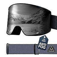 Algopix Similar Product 12 - VOZAPOW Magnetic Ski Goggles Over