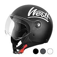 Algopix Similar Product 17 - Westt Open Face Helmet  Motorcycle