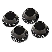 Algopix Similar Product 13 - Gibson Top Hat Knobs - 4 Pack, Black