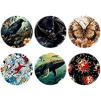 Algopix Similar Product 2 - asebiunh 6 Pcs 22 Inch Button Badges