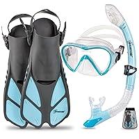 Algopix Similar Product 20 - Seavenger Diving Dry Top Snorkel Set