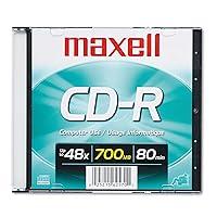 Algopix Similar Product 7 - Maxell 648201 700Mb CdRecordable Slim