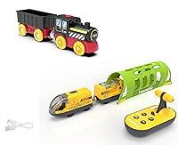 Algopix Similar Product 9 - Motorized Train Toy for Wooden Tracks