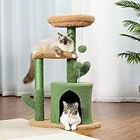 Algopix Similar Product 3 - Cactus Cat Tree Cat Tower with Warmy