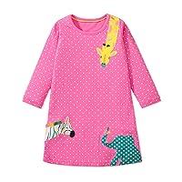 Algopix Similar Product 17 - Hongshilian Girls Cartoon Dress