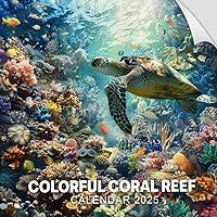 Algopix Similar Product 20 - Colorful Coral Reef Calendar 2025 365