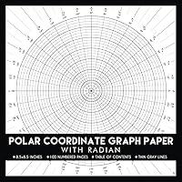 Algopix Similar Product 15 - Polar Coordinate Graph Paper Notebook