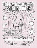 Algopix Similar Product 7 - Hair & Make-Up Design Coloring Book