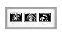 Algopix Similar Product 20 - Pearhead Triple Sonogram Picture Frame