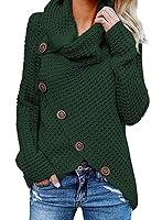Algopix Similar Product 1 - Asvivid Chunky Cowl Neck Sweaters for