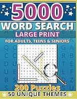 Algopix Similar Product 13 - 5000 Word Search Large Print