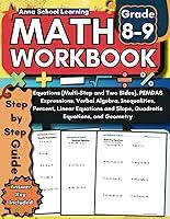 Algopix Similar Product 10 - Math Workbook Grade 89 with Linear