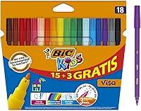Algopix Similar Product 11 - BIC Kids Visa Colouring Pens  Pack of
