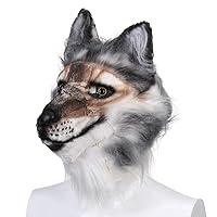 Algopix Similar Product 5 - Halloween Mask Scary Wolf Realistic