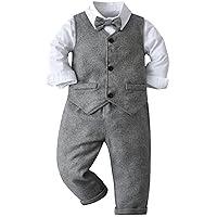 Algopix Similar Product 5 - SALNIER Toddler Boy Formal Suits Baby