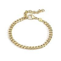 Algopix Similar Product 15 - Galis Mens Bracelet  Cuban Link Chain