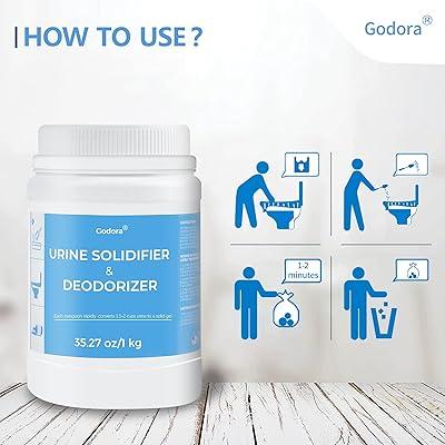 Best Deal for Godora 2.2LB ECO-Friendly Poo Powder with Spoon