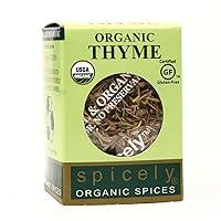 Algopix Similar Product 19 - Spicely Organic Thyme 010 Ounce ecoBox