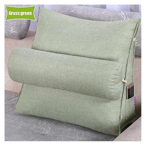 Bed Couch Chair Sofa Cushion with Triangular Backrest Pillow Bed Backrest