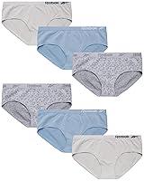 Algopix Similar Product 5 - Reebok Girls Hipster Briefs  6 Pack