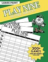 Algopix Similar Product 9 - Play Nine Score Sheets 300 Games