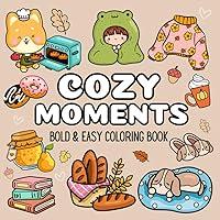 Algopix Similar Product 8 - Cozy Moments Bold and Easy Coloring