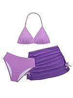 Algopix Similar Product 18 - RoseSeek Girls 3 Piece Swimsuits