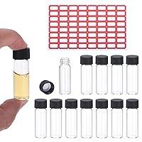 Algopix Similar Product 20 - PATIKIL 4ml Clear Glass Vials 25 Pack