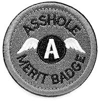 Algopix Similar Product 13 - WZT Asshole Merit Badge Morale 