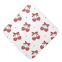 Algopix Similar Product 10 - Msyxl Red Cherry with Bow Hooded Towel