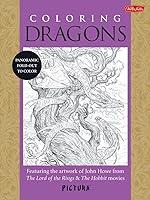 Algopix Similar Product 2 - Coloring Dragons Featuring the artwork