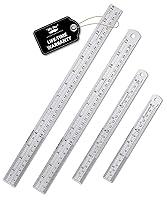 Algopix Similar Product 15 - Mr Pen Steel Rulers 6 8 12 14 inch