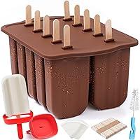 Algopix Similar Product 16 - 10 Cavity Large Silicone Popsicle Molds