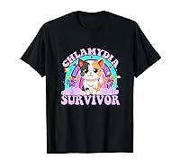 Algopix Similar Product 2 - Chlamydia Survivor Cat T-Shirt