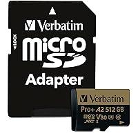 Algopix Similar Product 2 - Verbatim 512GB Pro Plus 666X microSDXC