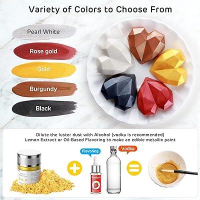 Edible Cake Paint - Food Grade Metallic Paint for Cake Decorating 15g Food  Coloring Baking Fondant Gumpaste Chocolate Candy Cookie - Gold