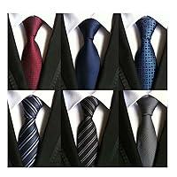 Algopix Similar Product 15 - WeiShang Lot 6 PCS Classic Mens Tie