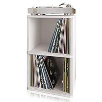 Algopix Similar Product 13 - Way Basics Vintage Vinyl Record Cube